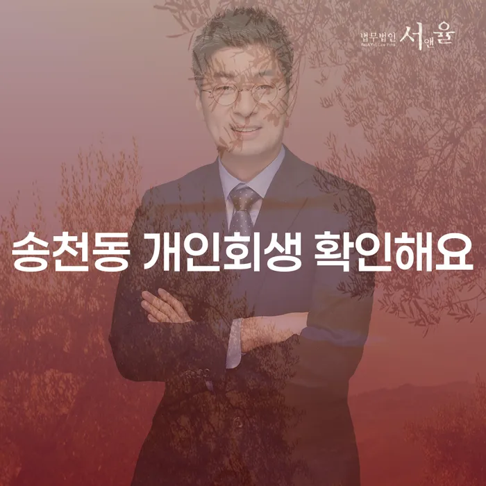 송천동 개인회생 확인해요