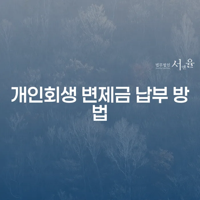 개인회생 변제금 납부 방법에 대한 모든 것: 어떻게 효율적으로 채무를 해결할 수 있을까요?