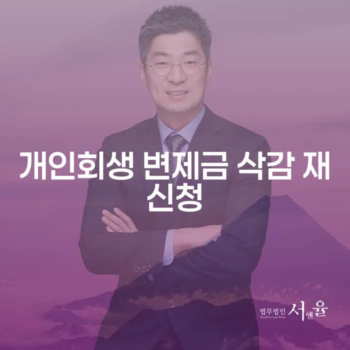 개인회생 변제금 삭감 재신청이 가능할까요?