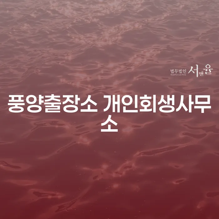 풍양출장소 개인회생사무소, 채무 해결의 길을 찾다